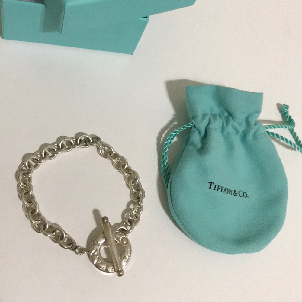 Tiffany & Co. Sterling Silver Toggle Bracelet.